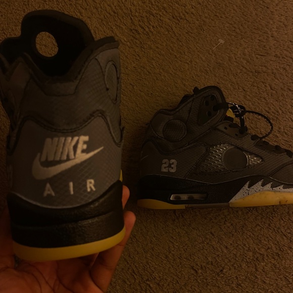 Off white Jordan 5s